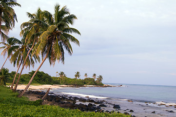 Image showing empty Caribbean beach corn island Nicaragua