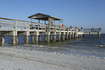 Image showing the pier at lighthouse beac