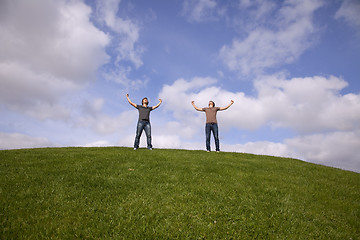 Image showing Teenager in the park