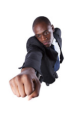 Image showing Powerful african businessman