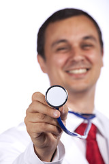 Image showing Friendly male doctor