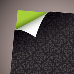 Image showing Wallpaper paper curl modern