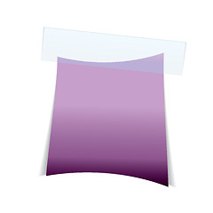 Image showing label tag icon pink curve