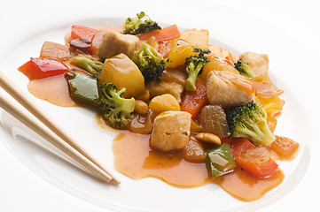 Image showing Chicken chop suey