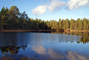 Image showing Blue Winter Lake