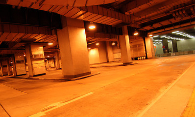 Image showing loading dock in building garage