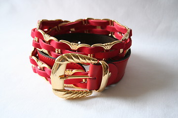 Image showing Red belt