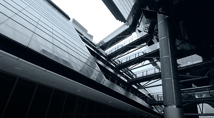 Image showing high technology office lobby entrance