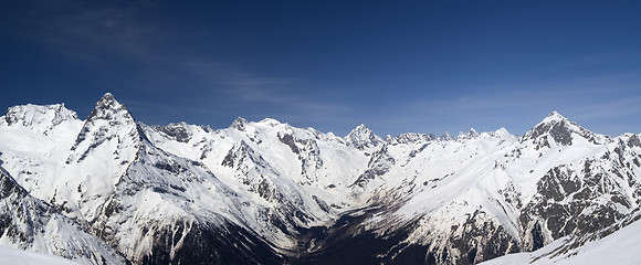 Image showing Mountain panorama