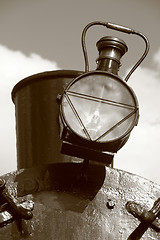 Image showing steam train lamp