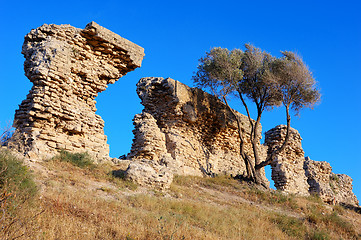 Image showing Remains of ancient walls