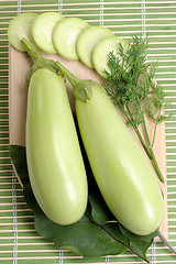 Image showing Eggplants.