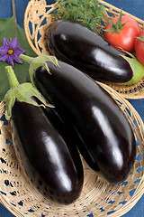 Image showing Eggplants.