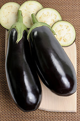 Image showing Eggplants.