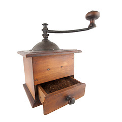 Image showing Old coffee grinder 