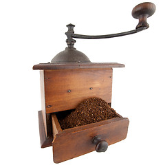 Image showing Traditional coffee grinder