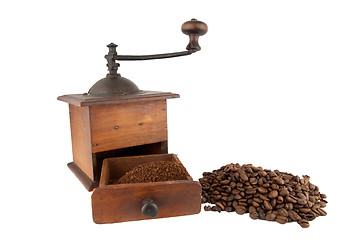 Image showing Traditional coffee grinder