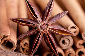 Image showing Anise and Cinnamon