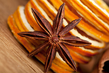 Image showing Orange with Cinnamon and Anise