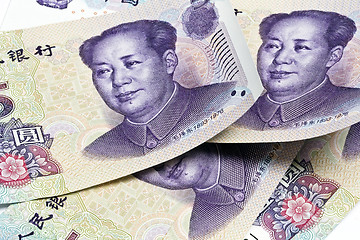 Image showing Background of chinese money