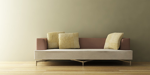 Image showing the modern sofa 3D