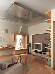 Image showing 3D render interior