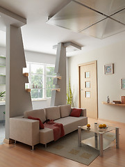 Image showing 3D render interior