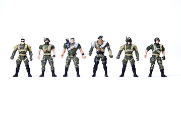 Image showing Toy soldiers     