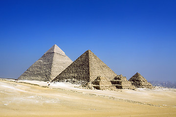 Image showing 	giza pyramids, cairo, egypt