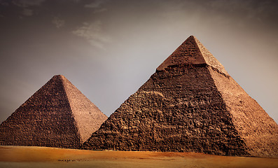Image showing giza pyramids, cairo, egypt