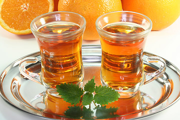 Image showing Orange tea