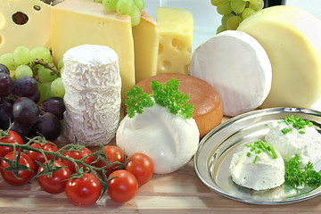 Image showing Cheese Assortment