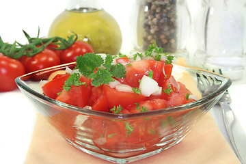 Image showing Tomato salad