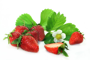 Image showing Strawberries