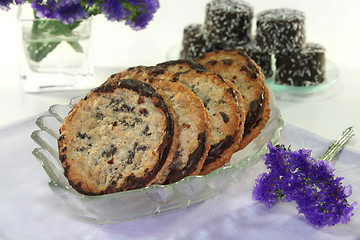 Image showing Oat cookies