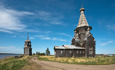 Image showing old wooden church