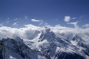 Image showing Mountains in cloud