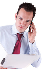 Image showing Businessman on the phone