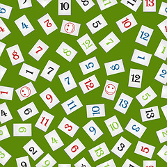 Image showing rummy pieces pattern