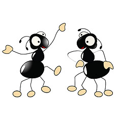 Image showing ants dancing 