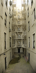 Image showing Fire escape