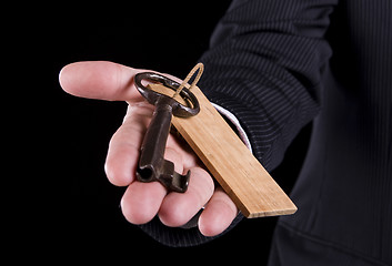 Image showing Giving a Key