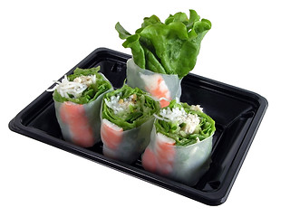 Image showing Vegetables rolls