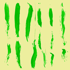 Image showing Brush strokes