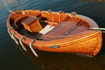 Image showing Wooden boat