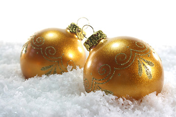 Image showing Christmas balls