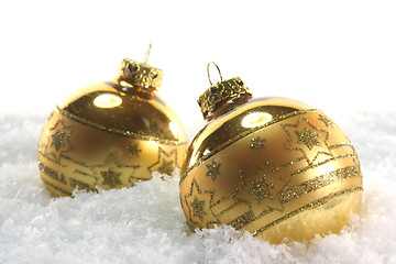 Image showing Christmas balls