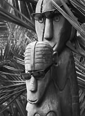 Image showing Polynesian wooden idols