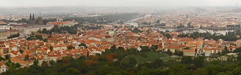 Image showing Prague panorama. Complete old city