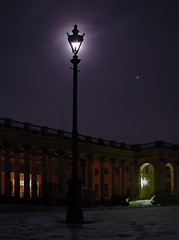 Image showing Moon streetlight